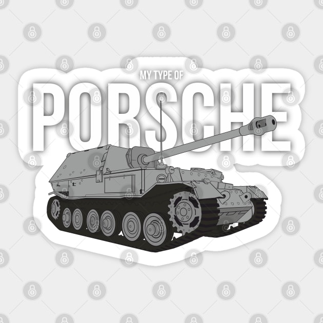 My type of Porsche Sticker by FAawRay